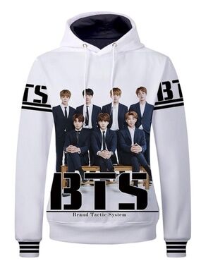 BTS Kpop Pullover Hoodie Size XL